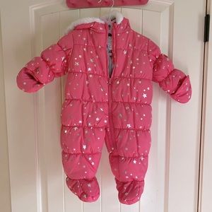 Carters baby girl snowsuit